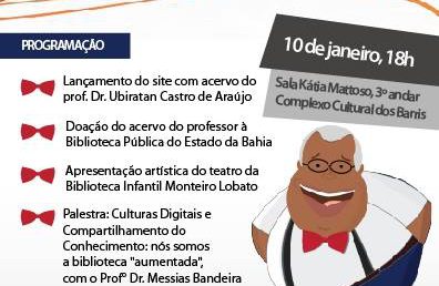 Biblioteca Virtual 2 de Julho celebra aniversário e lança acervo digital de Ubiratan Castro