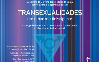 Lançamento do livro Transexualidades: um olhar multidisciplinar