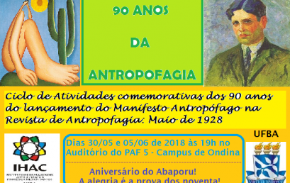 Evento no IHAC comemora os 90 anos do Manifesto Antropófago