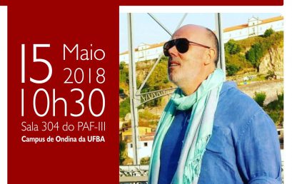 Poeta, ensaísta e curador de arte, Luis Serguilha participa de bate-papo na UFBA