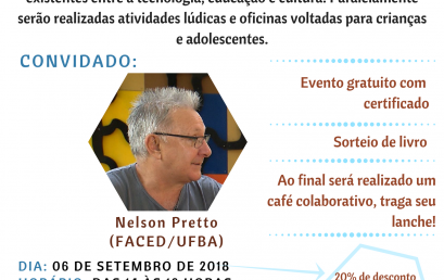 Primeira edição do Café Digital acontece com participação do professor Nelson Pretto