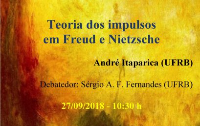 Ciclo de Conferências promove debate sobre a Teoria dos Impulsos em Freud e Nietzsche