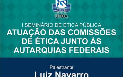 I Seminário de Ética Pública acontece em setembro na Faculdade de Direito da UFBA