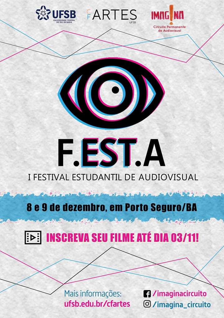 I Festival Estudantil de Audiovisual recebe inscrições de filmes até 03 de novembro