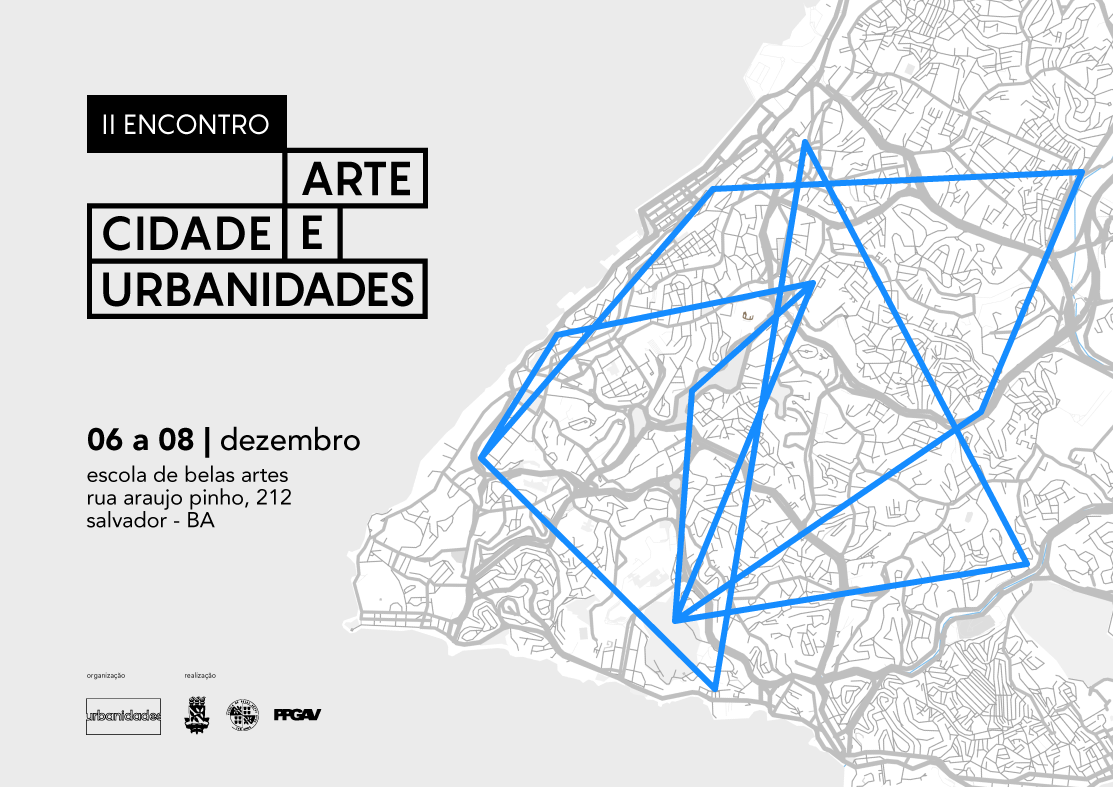 II Encontro Arte, Cidade e Urbanidades recebe inscrições para ouvintes até 30 de novembro