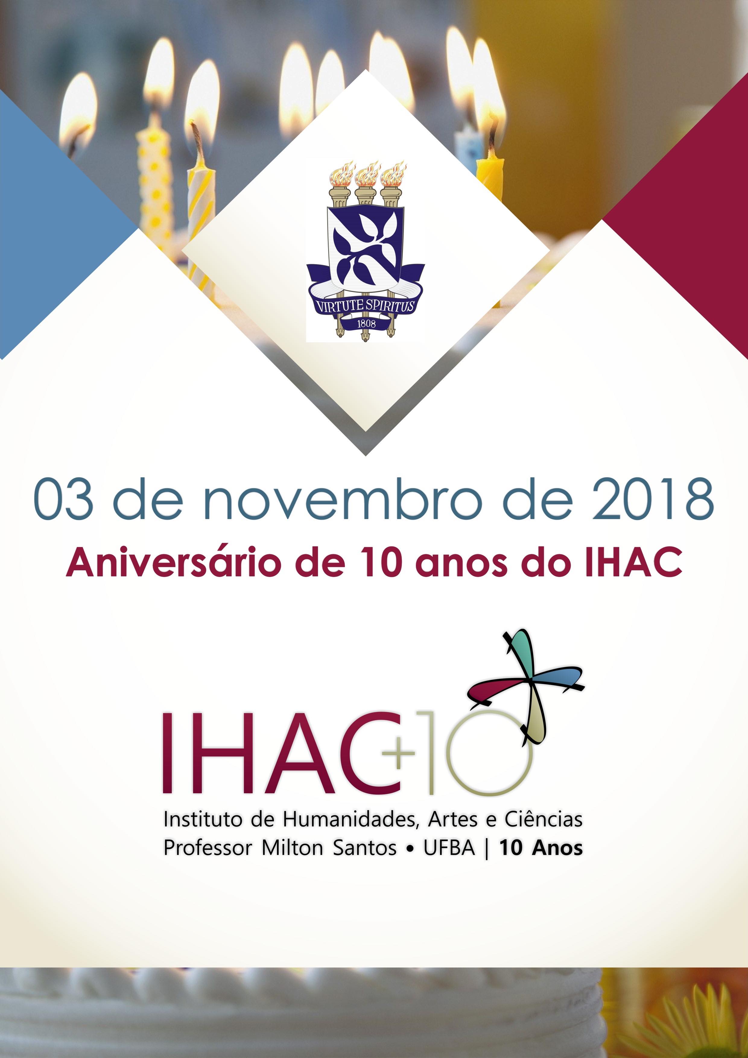 IHAC comemora 10 anos de criação neste dia 3 de novembro