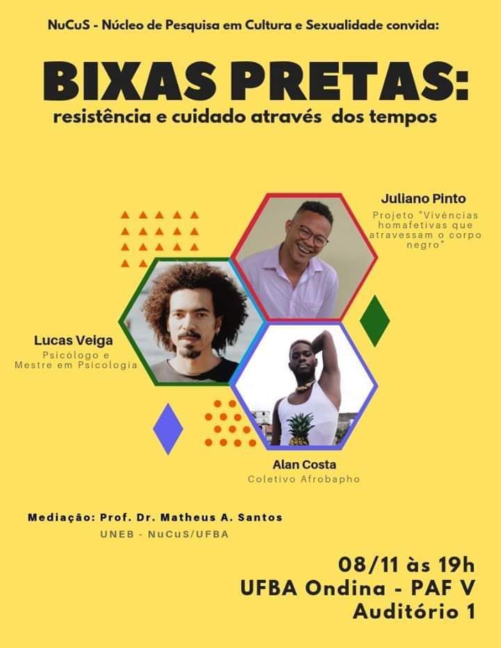NuCuS promove debate “Bixas Pretas” para discutir resistência e cuidado nesta quinta-feira (08)