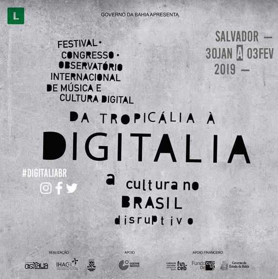 Digitalia 2019 começa nesta quarta-feira, no Goethe-Institut