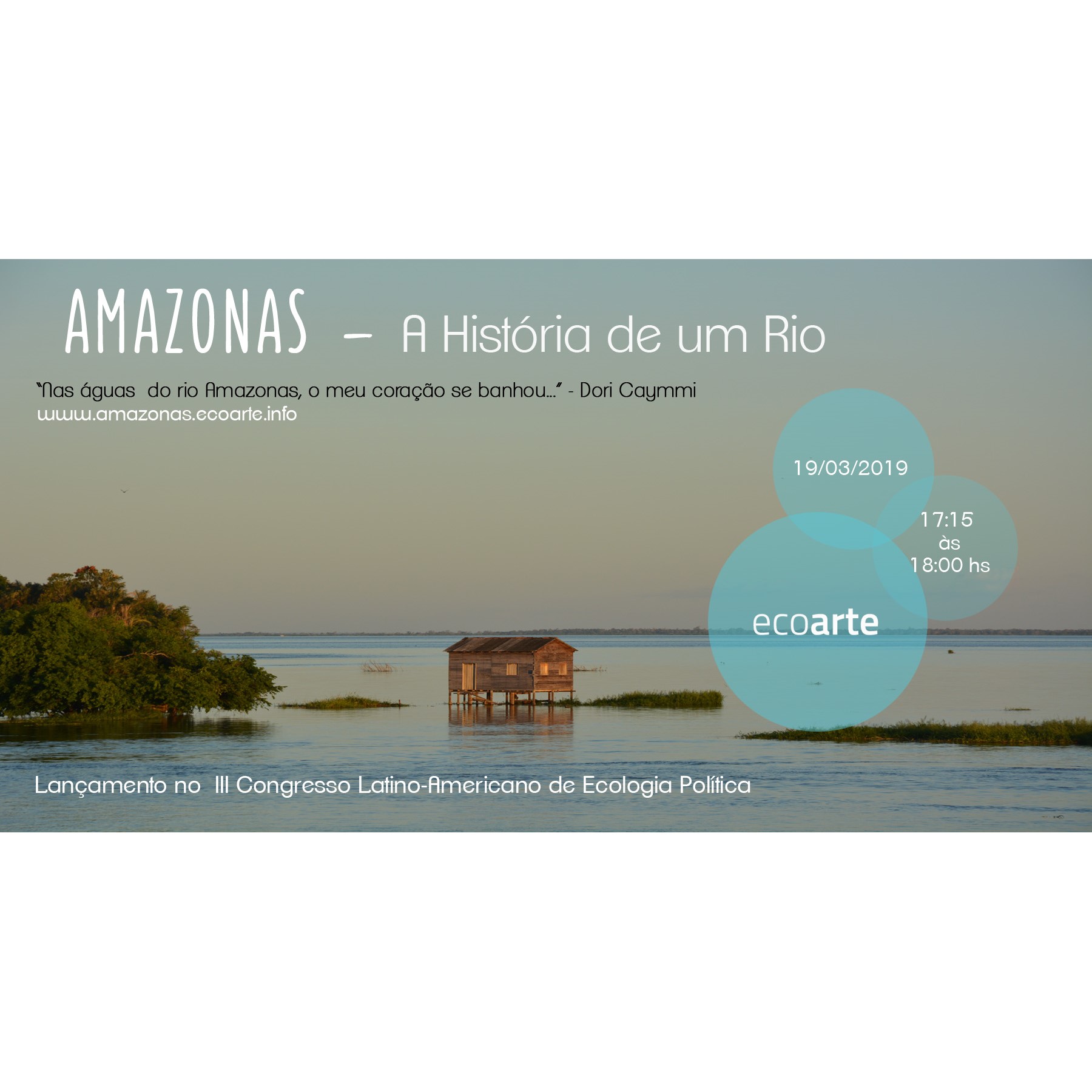 Projeto “Amazonas – A História de um Rio” tem lançamento nesta terça-feira, 19