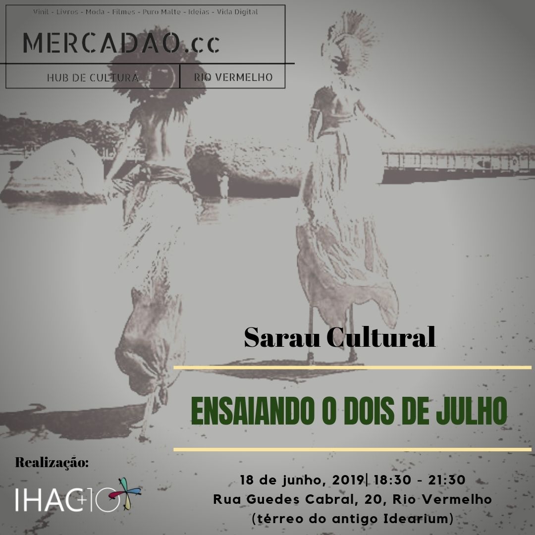 Estudantes do IHAC apresentam sarau cultural no Mercadao.cc sobre Festa do Dois de Julho
