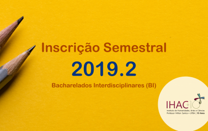 Professores Substitutos contratados (Júlio César Sousa e Sérgio Ferreira) – Semestre 2019.2
