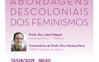 Aula Inaugural do semestre 2019.2 discute abordagens descoloniais dos feminismos