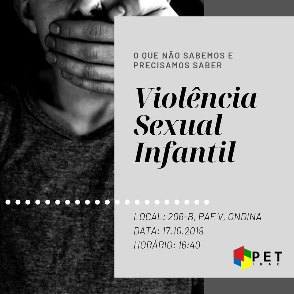PET IHAC promove conversa sobre violência sexual infantil