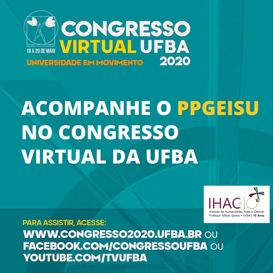 PPGEISU no Congresso Virtual da UFBA