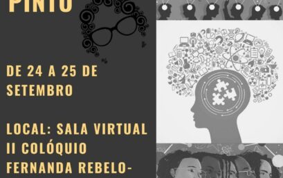 II Colóquio Fernanda Rebelo-Pinto acontece nos dias 24 e 25 de setembro