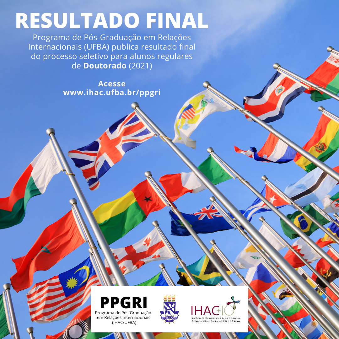 PPGRI publica resultado final do processo seletivo para alunos regulares de Doutorado (2021)