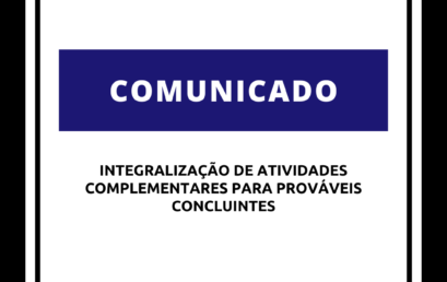 Comunicado: integralização de Atividades Complementares para prováveis concluintes