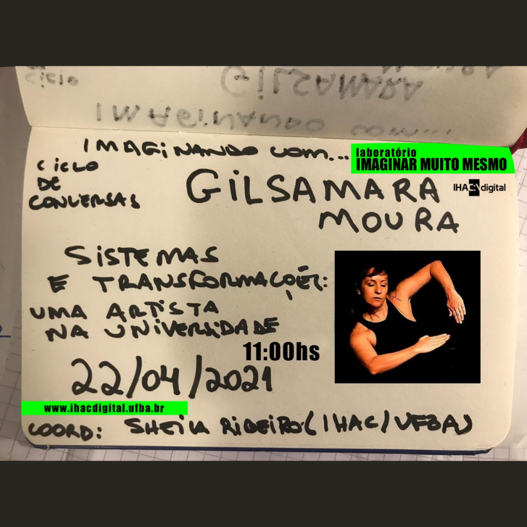 Ciclo de conversas “Imaginando com…” inicia atividades e convida Gilsamara Moura