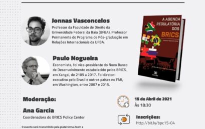 Docente do PPGRI publica livro sobre a agenda regulatória dos BRICS