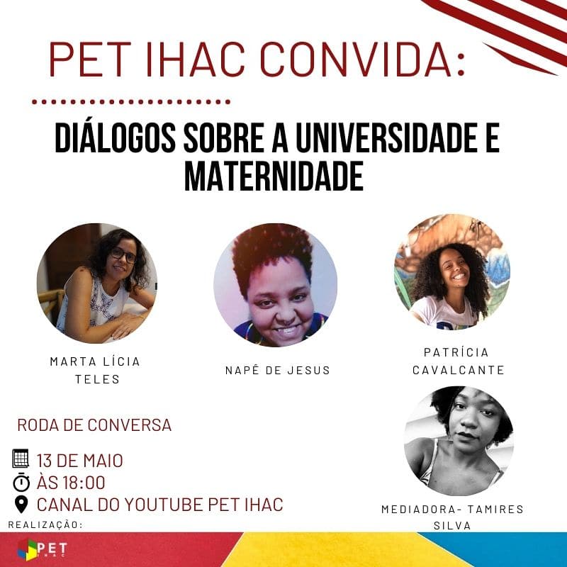 PET IHAC realiza roda de conversa sobre “Diálogos sobre a Universidade e a maternidade”