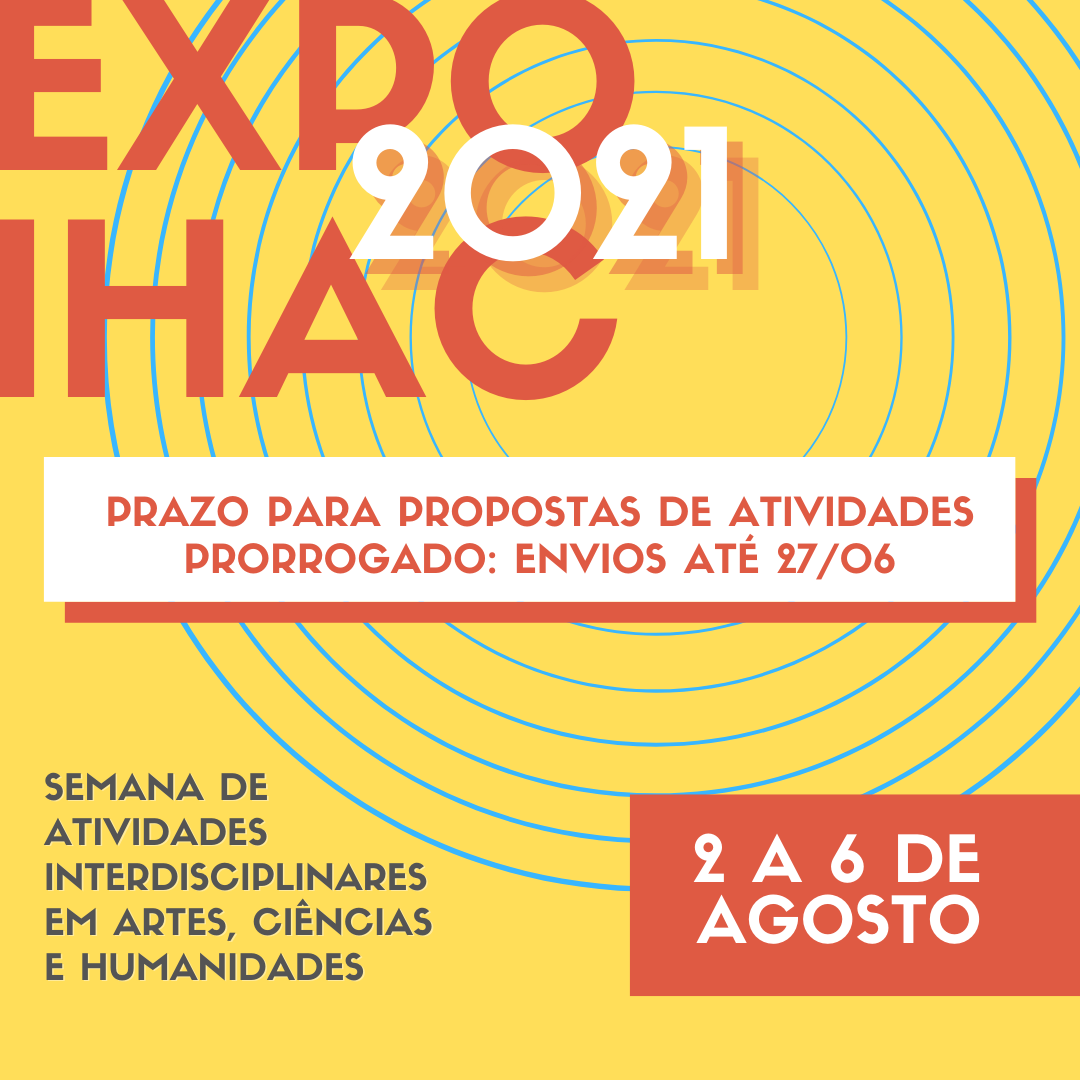 Prazo para propostas de atividades na EXPO IHAC 2021 é prorrogado até 27/06