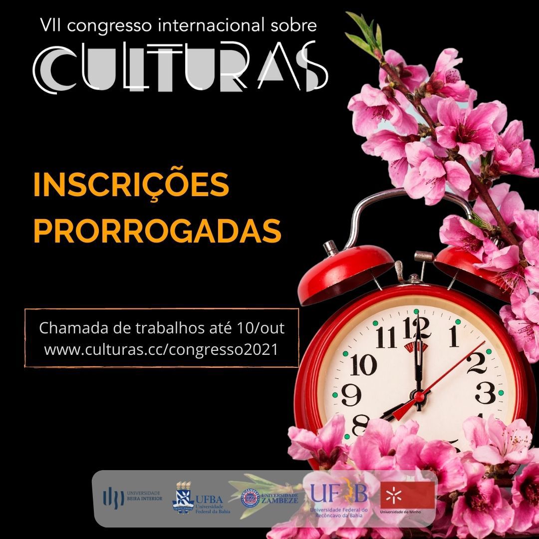 VII Congresso Internacional sobre Culturas prorroga prazo para envio de trabalhos até o dia 10/out