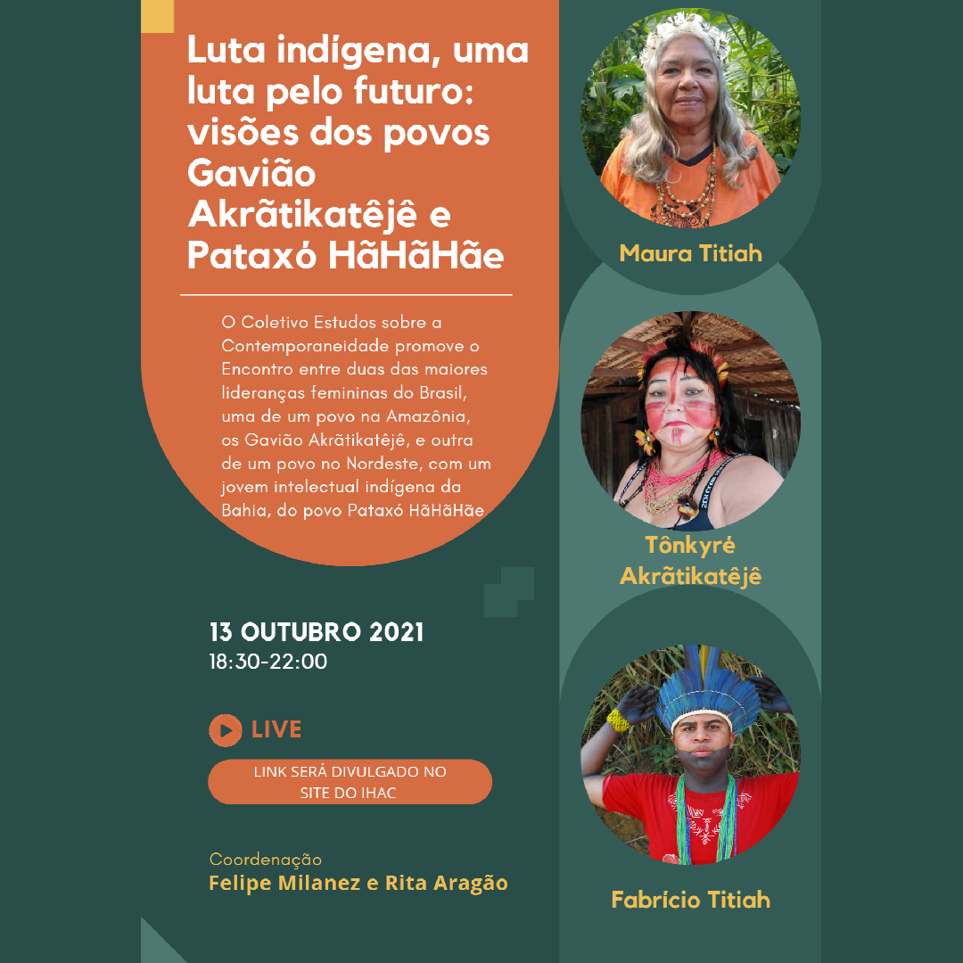 Coletivo Estudos Sobre a Contemporaneidade promove encontro sobre luta indígena com lideranças femininas