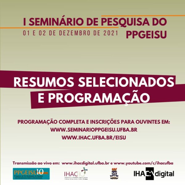 Resumos Aprovados e Programação de Seminários Temáticos