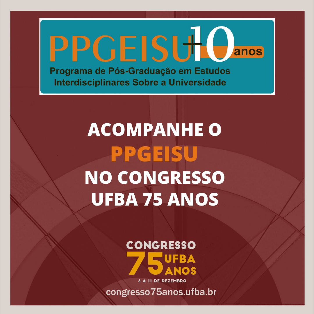 Acompanhe o PPGEISU no Congresso UFBA 75 Anos