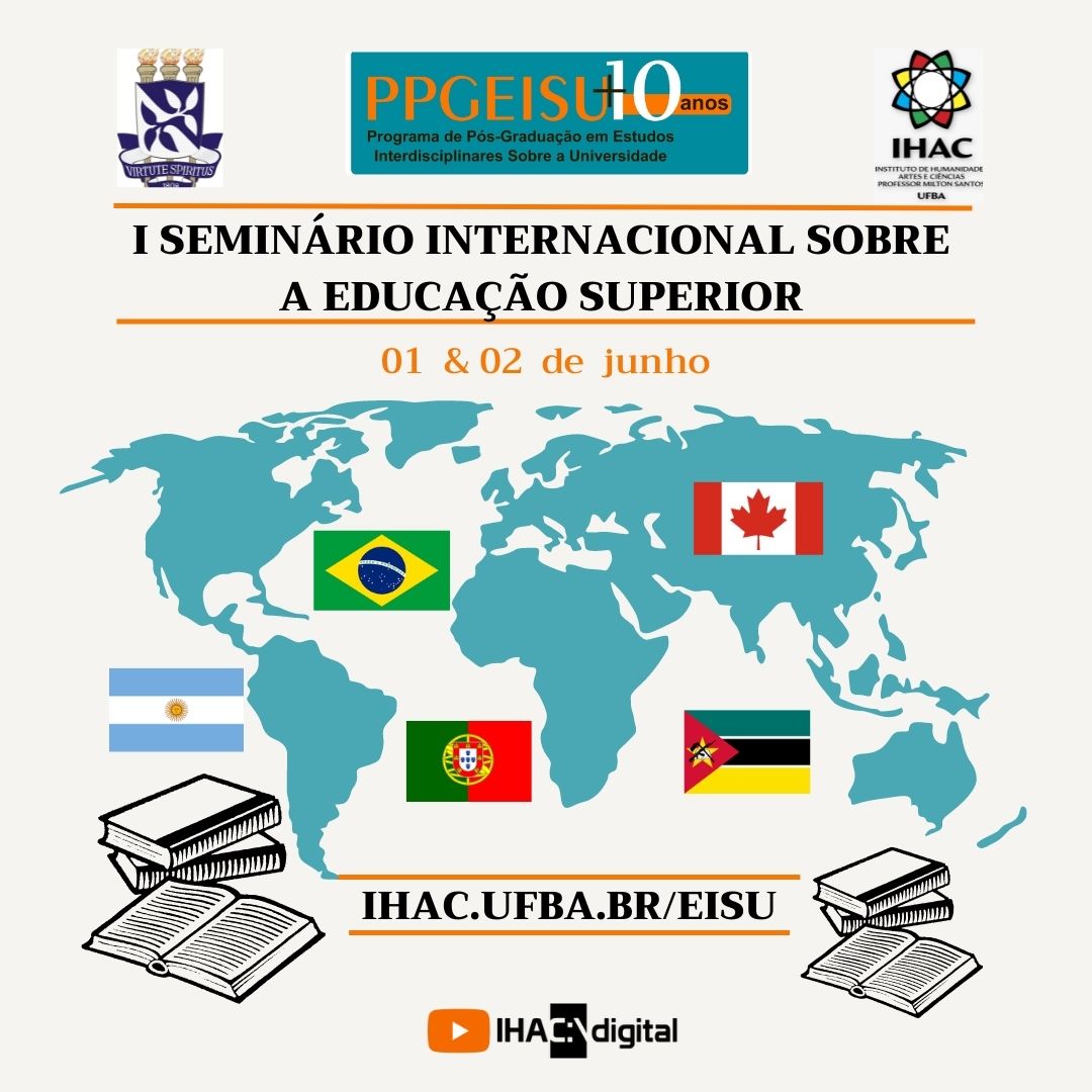 PPGEISU abre inscrições para o I Seminário Internacional Sobre a Educação Superior