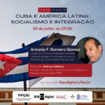 PPGRI promove palestra no IHAC Digital sobre “Cuba e América Latina: socialismo e integração”