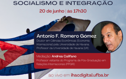 PPGRI promove palestra no IHAC Digital sobre “Cuba e América Latina: socialismo e integração”