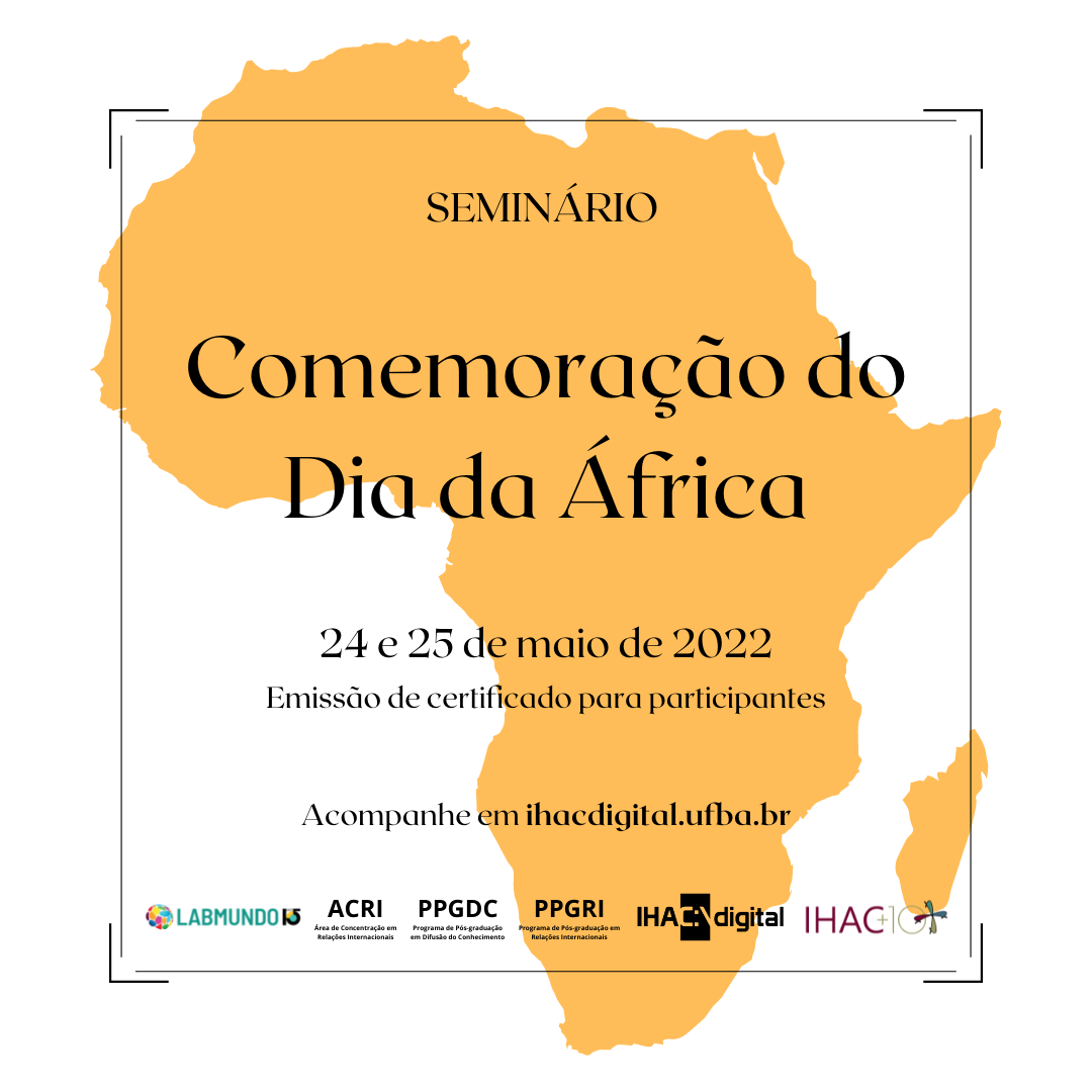 PPGRI e Labmundo realizam “Seminário: Comemoração do Dia da África” em maio no IHAC Digital