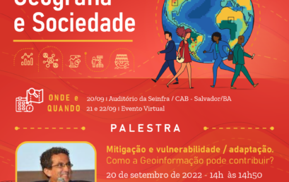 Professor Osvaldo Soliano ministra palestra na XI edição do Geopublica