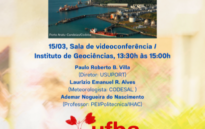 #CongressoUFBA2023 | Efeitos das mudanças climáticas sobre as instalações portuárias da Bahia