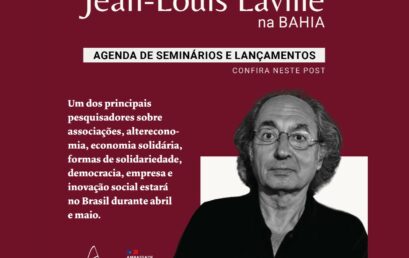 Jean Louis Laville realiza palestra e lança livro na próxima terça-feira (02) no IHAC