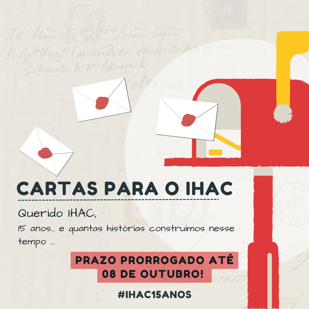 Cartas para o IHAC – Prazo prorrogado até 08 de outubro/2023