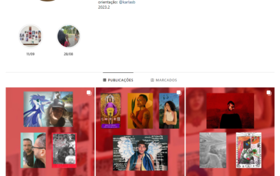 Turma de 2023.2 do componente “Laboratório de Criação e Práticas Artísticas” cria perfil no Instagram para divulgar trabalhos