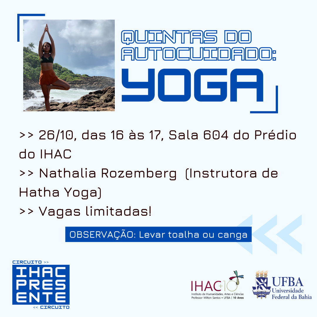 Projeto IHAC Presente abre inscrições para aula de Yoga no dia 26 de outubro