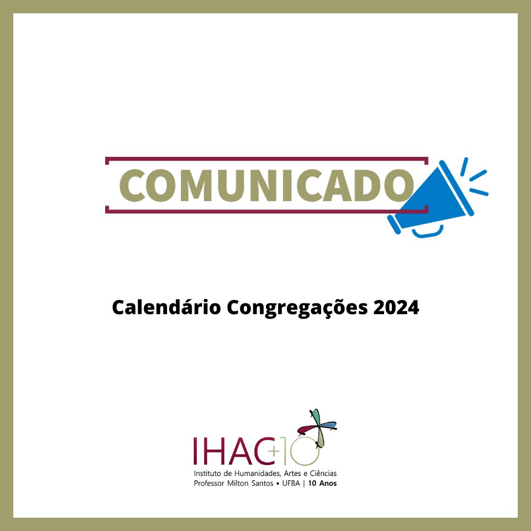 Divulgado calendário de reuniões ordinárias das Congregações IHAC para 2024