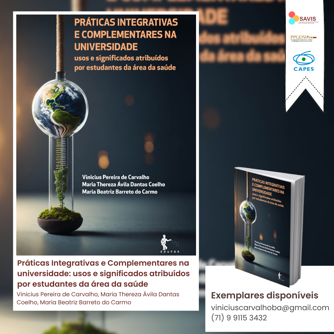 Egresso e docentes do PPGEISU lançam livro sobre Práticas Integrativas e Complementares na universidade