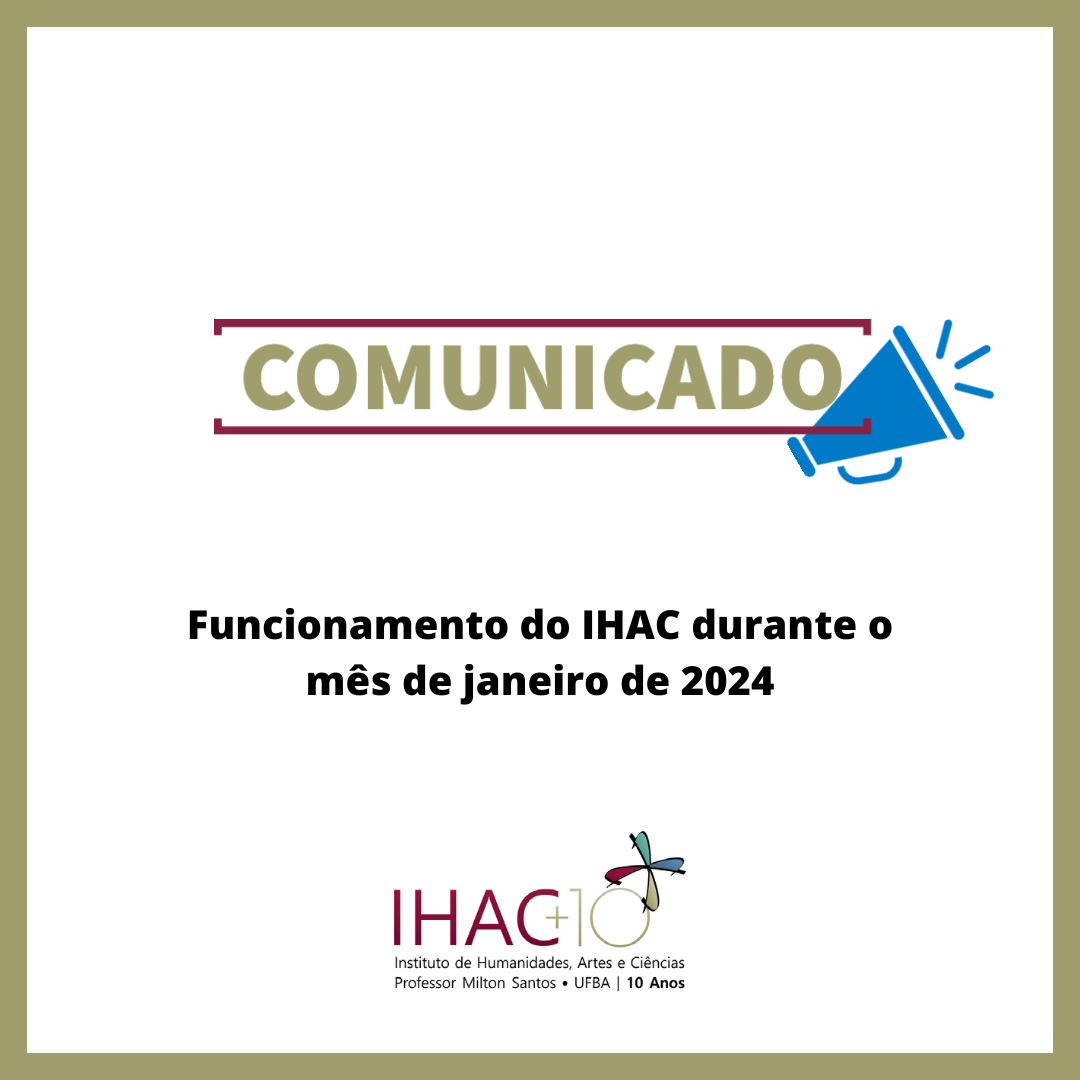 Funcionamento do IHAC durante o mês de janeiro de 2024