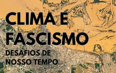 Professores Joelson Ferreira e Felipe Milanez ministram aula na UFBA sobre clima e fascismo