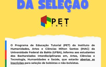 PET IHAC abre inscrições para seleção de novos membros