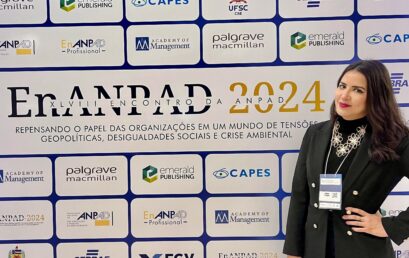 Servidora TAE do IHAC tem artigo premiado no XLVIII Encontro da ANPAD