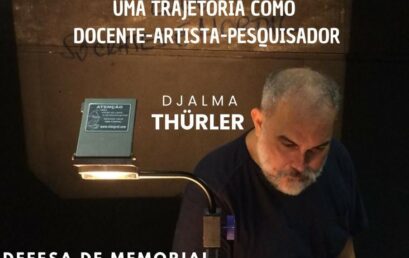 Convite para Sessão Pública de Defesa de Memorial do Prof. Djalma Thürler para promoção à Classe de Professor Titular