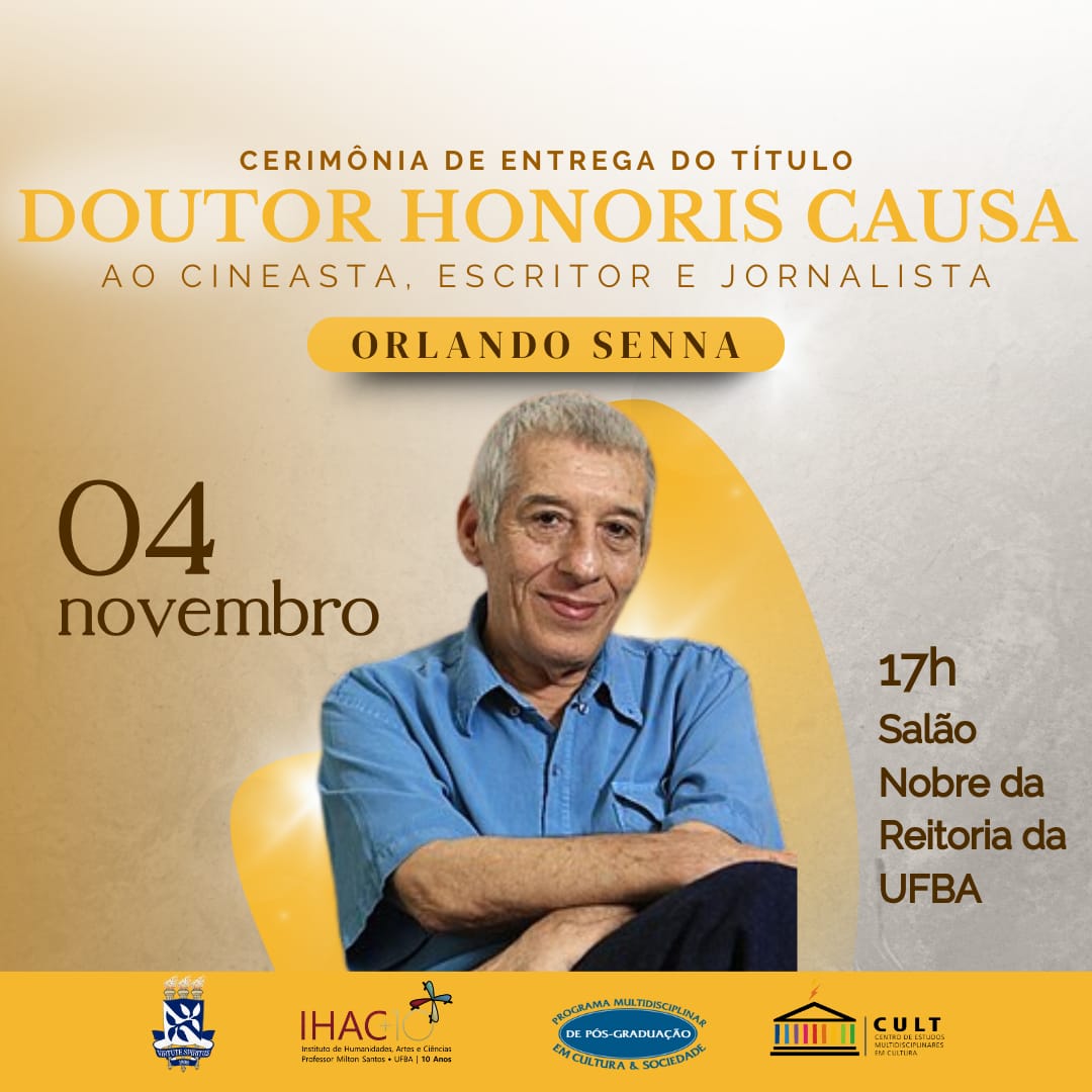 Cineasta Orlando Senna recebe título de Doutor Honoris Causa