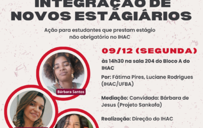 IHAC promove Roda de Conversa Integrativa para estudantes que prestam Estágio Não Obrigatório no Instituto