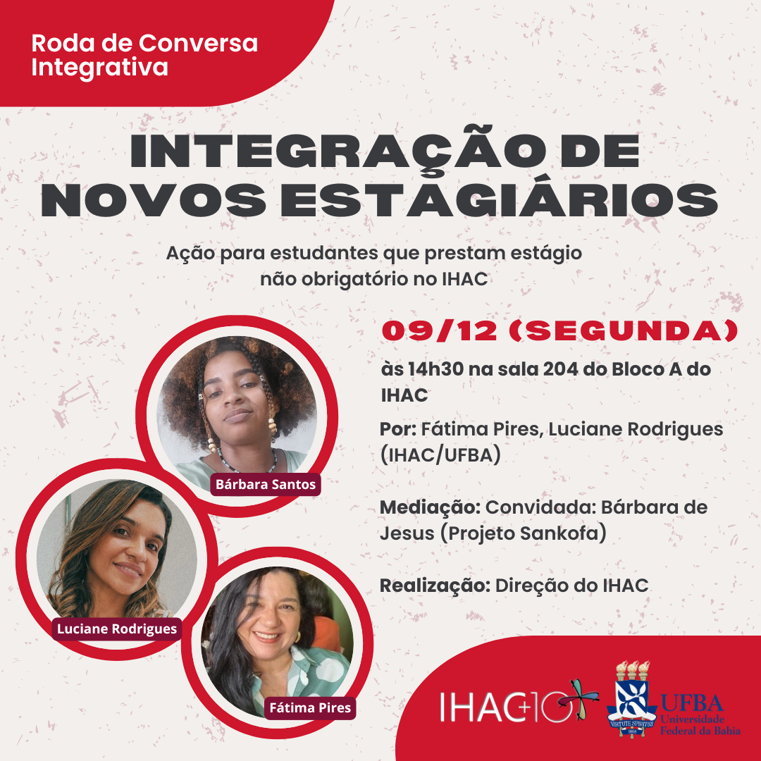 IHAC promove Roda de Conversa Integrativa para estudantes que prestam Estágio Não Obrigatório no Instituto