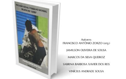 Professor do IHAC e grupo de pesquisadores lançam livro sobre inclusão social e trabalho informal